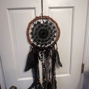 Black and Brown Dreamcatcher Wall Decor